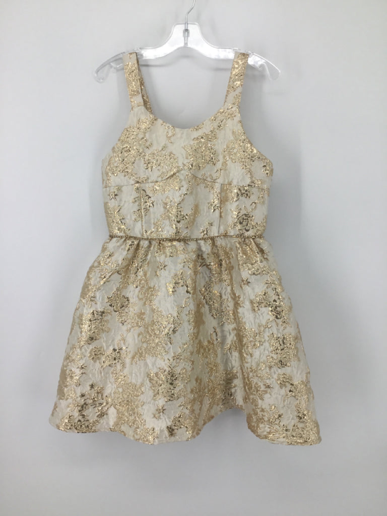 Pink & Violet Child Size 10 Tan Dress - girls