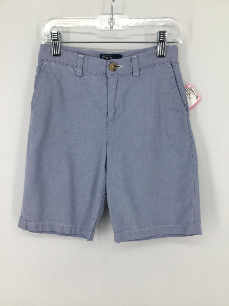 Ralph Lauren Child Size 7 Blue Solid Shorts - boys