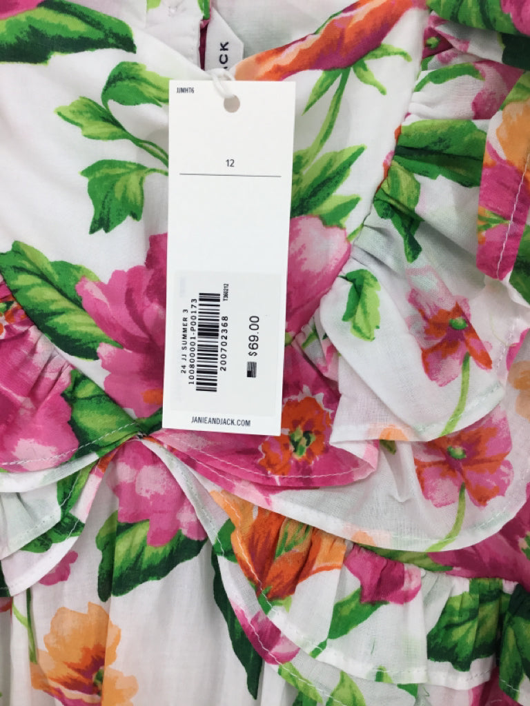 Janie and Jack Child Size 12 Multi-Color Dress - girls