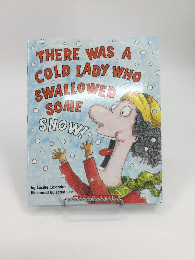 There was an Old Lady who Swallowed Some Snow!! Paperback Book