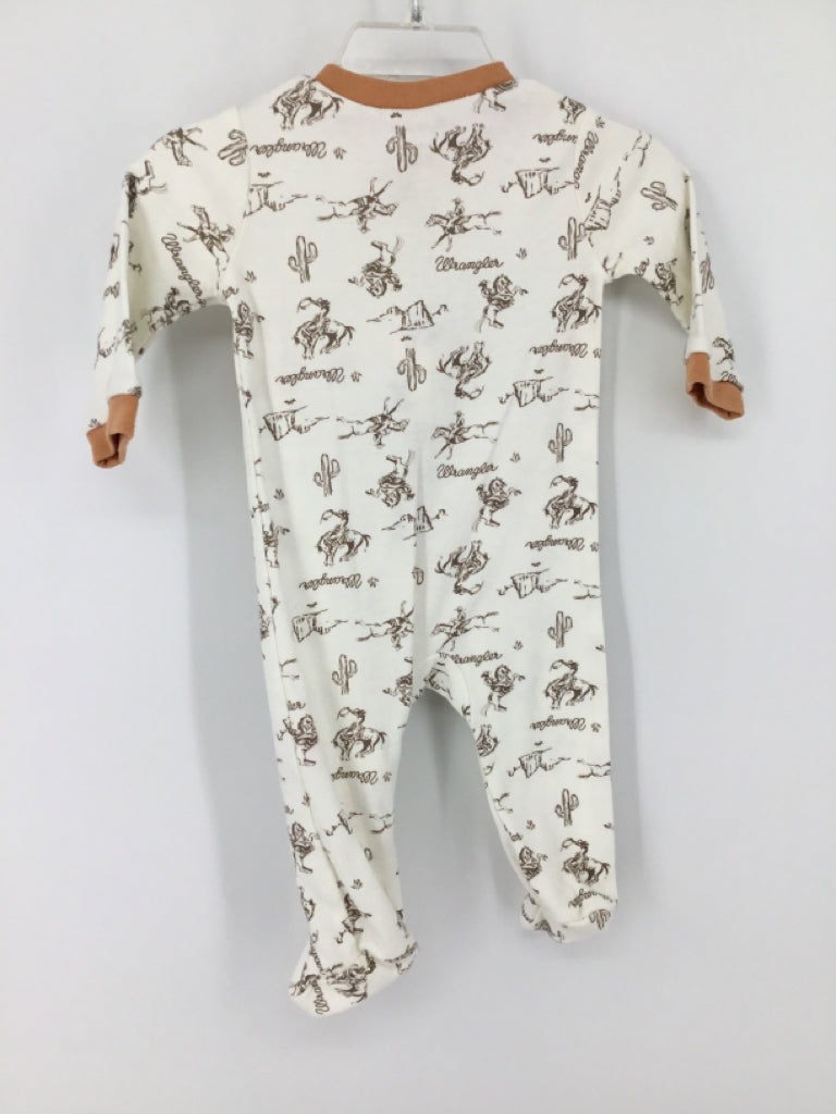 Wrangler Child Size 3-6 Months Tan Sleepers