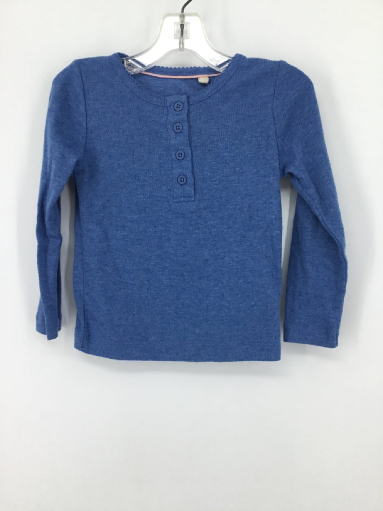 Mini Boden Child Size 2 Blue Shirt - girls