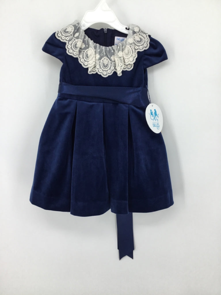 Luli Child Size 2 Navy Dress - girls
