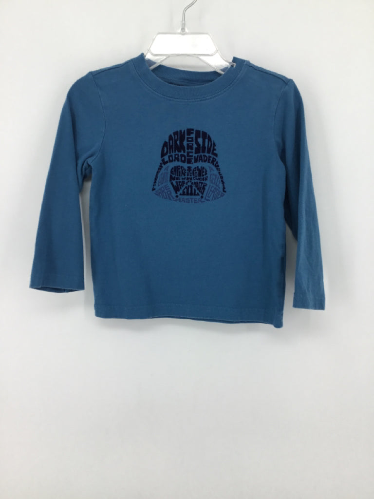 Janie and Jack + Star Wars Child Size 18-24 Months Blue Character T-shirt - boys