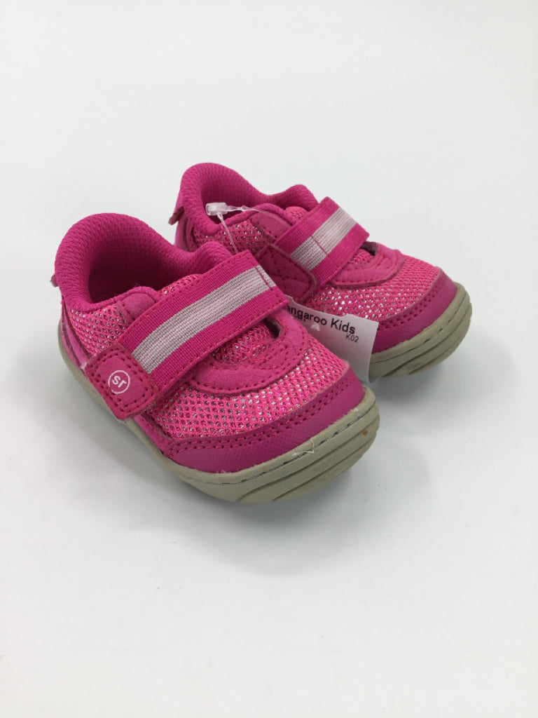 Stride Rite Child Size 3 Toddler Pink Sneakers