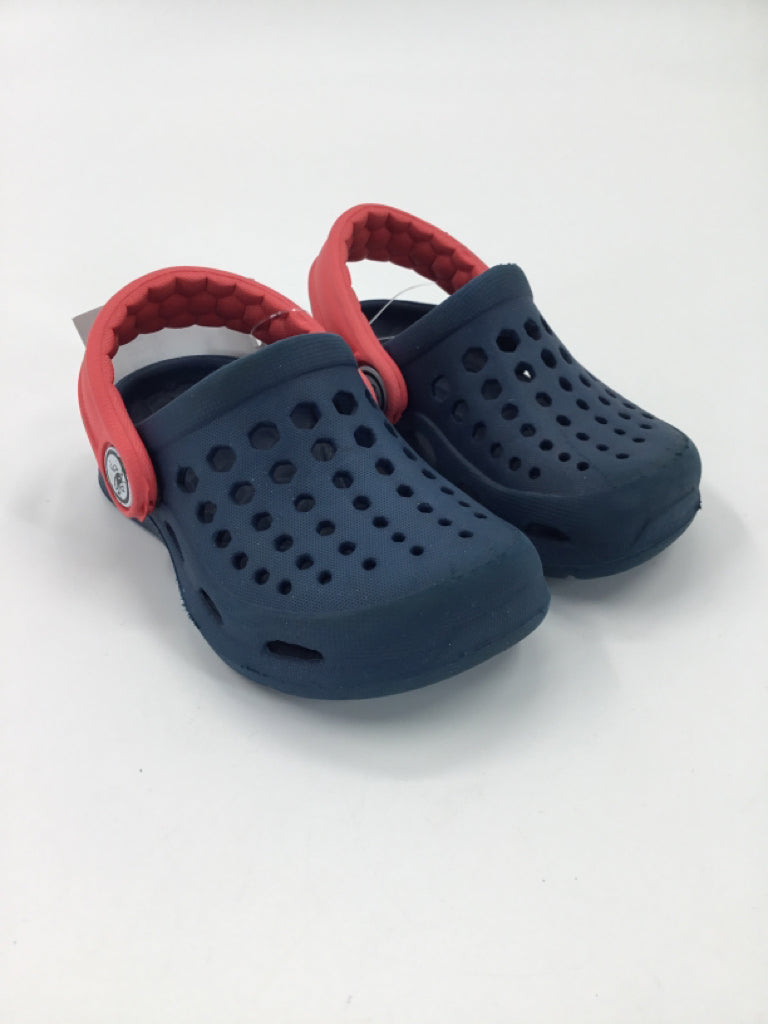 Joybees Child Size 4 Toddler Navy Sandals/Flip Flops