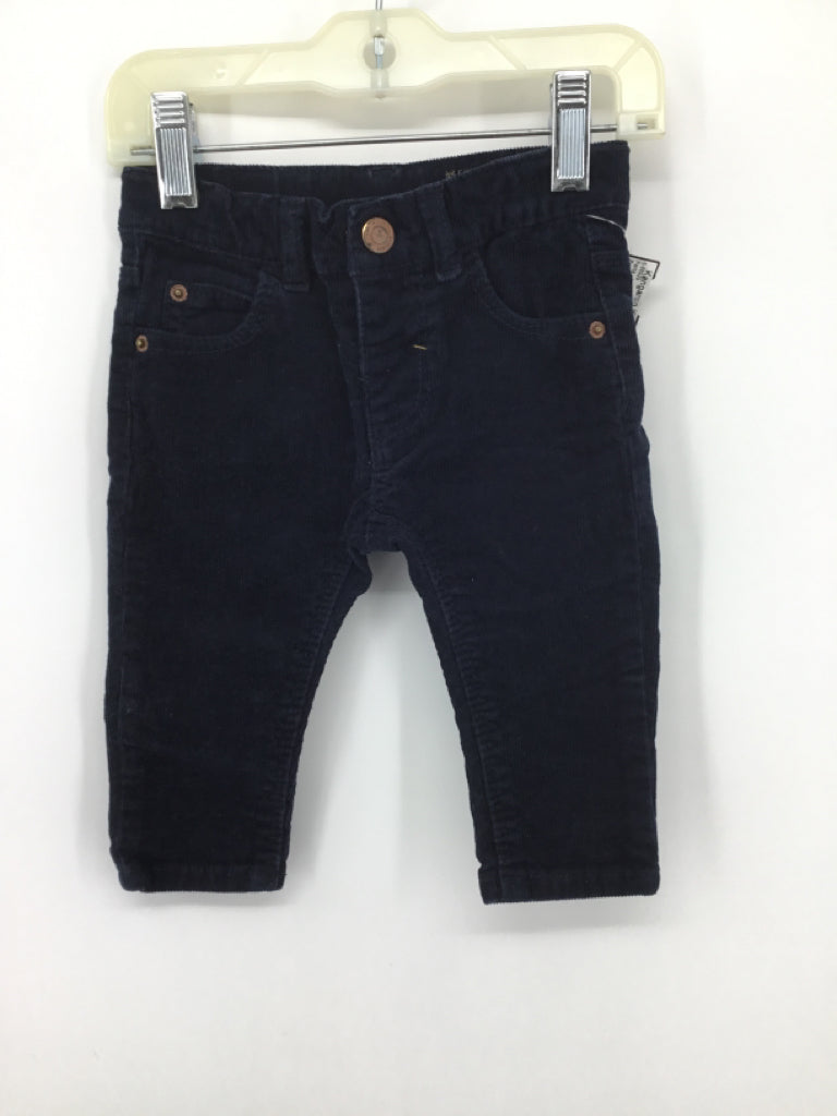 Zara Child Size 3-6 Months Navy Solid Pants - boys