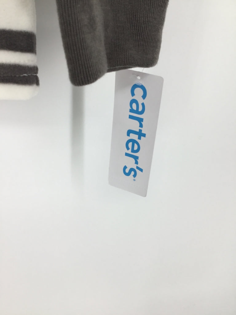 Carter's Child Size 4 Gray Stripe Shirt - boys