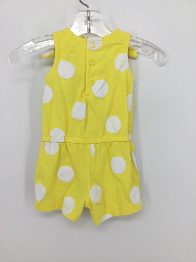 Carter's Child Size 3 Months Yellow Outfit - girls