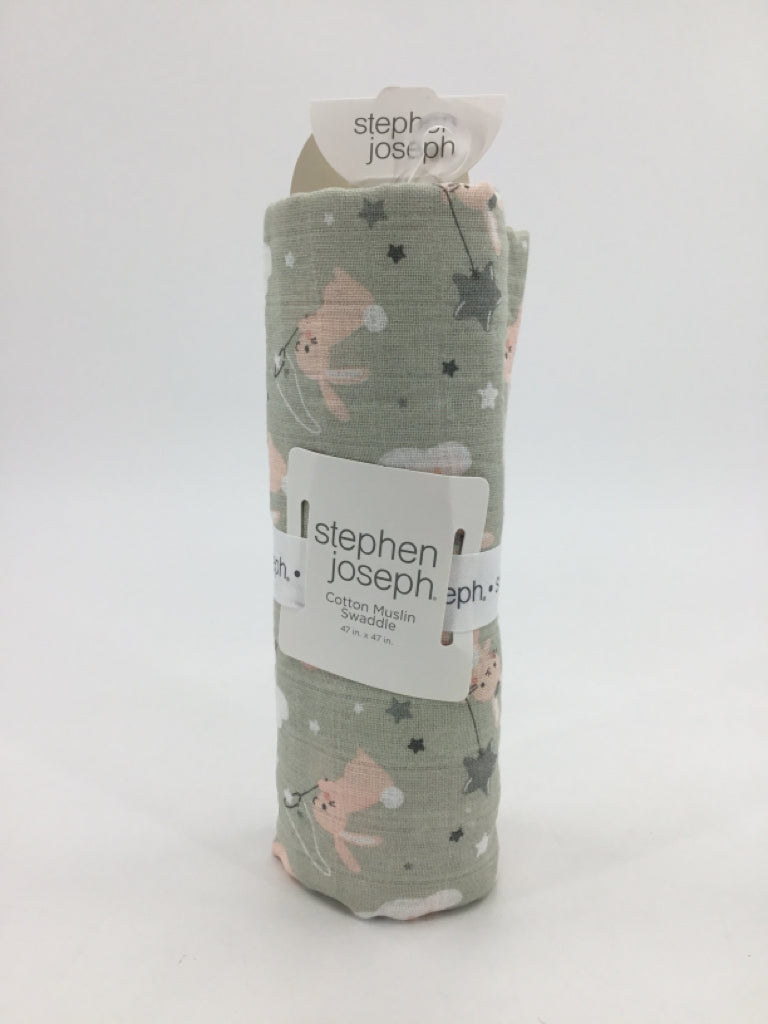 Stephen Joseph Gray Print Blanket