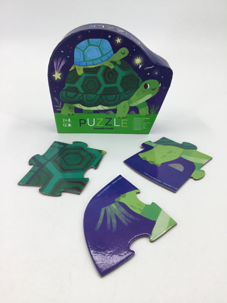 Crocodile Creek Turtles Together Puzzle - 12 pcs