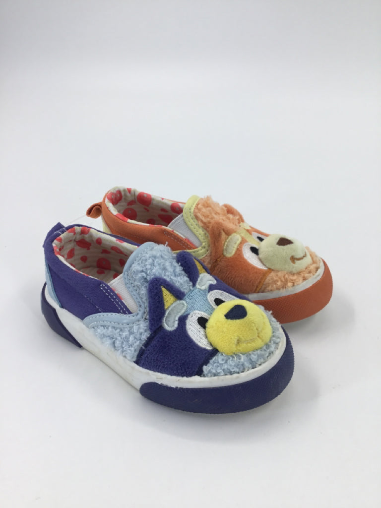 Bluey Child Size 7 Toddler Multi-Color Sneakers