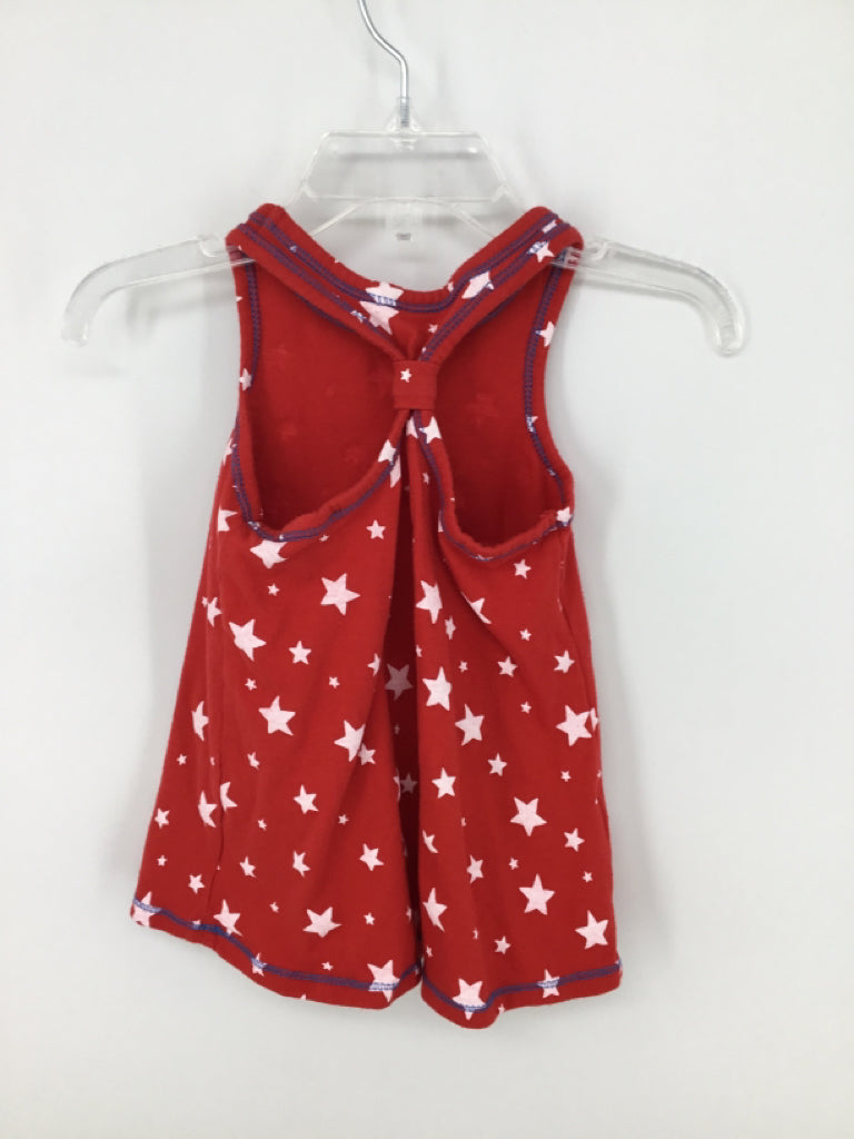 Cat & Jack Child Size 12 Months Red Stars & Stripes Dress