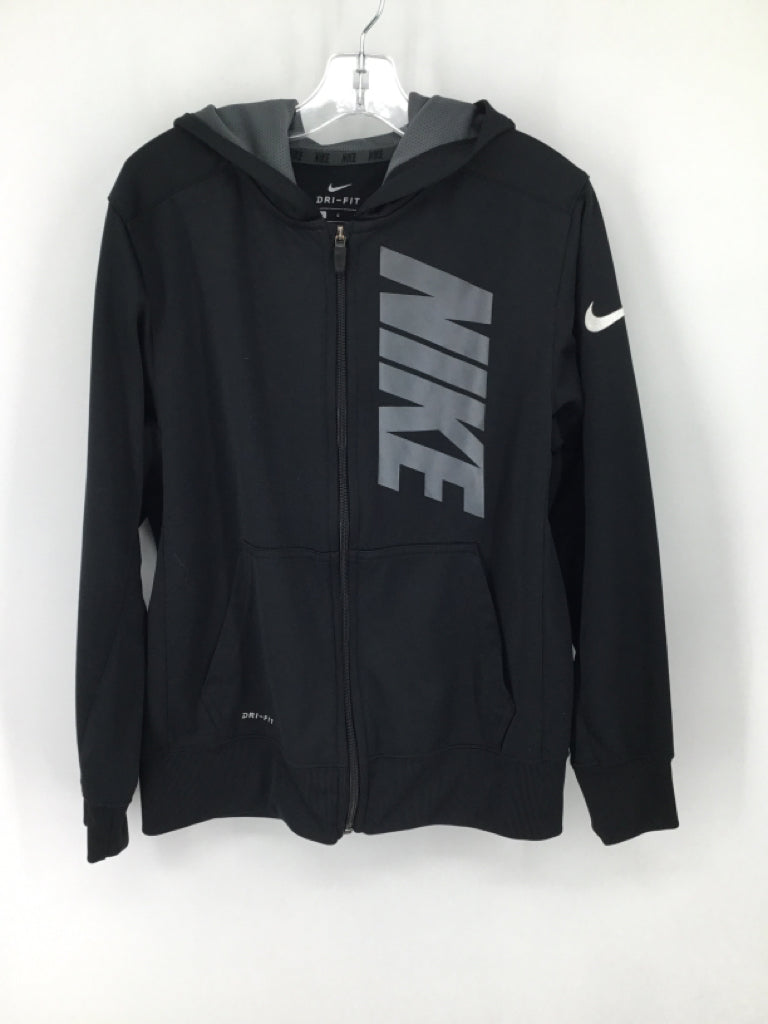 Nike Child Size 14 Black Solid Hoodie - boys