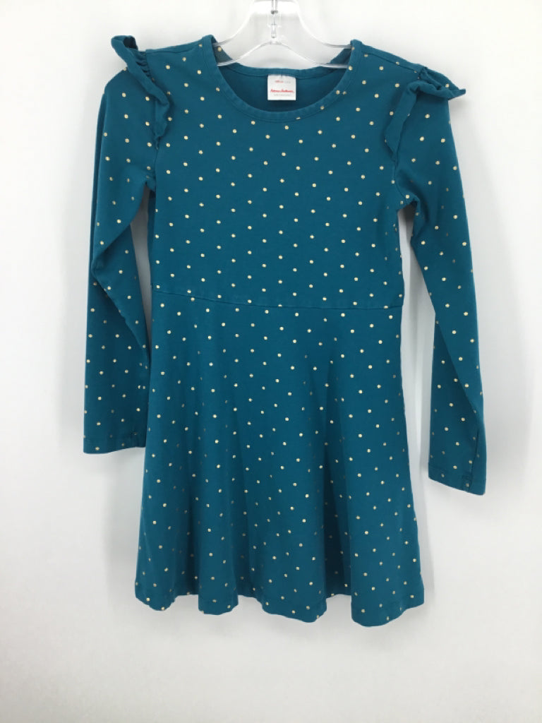 Hanna Andersson Child Size 8 Teal Dress - girls