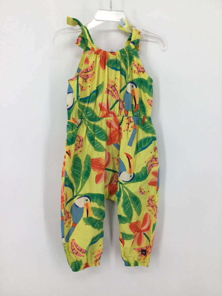Tea Child Size 12-18 Months Yellow Outfit - girls