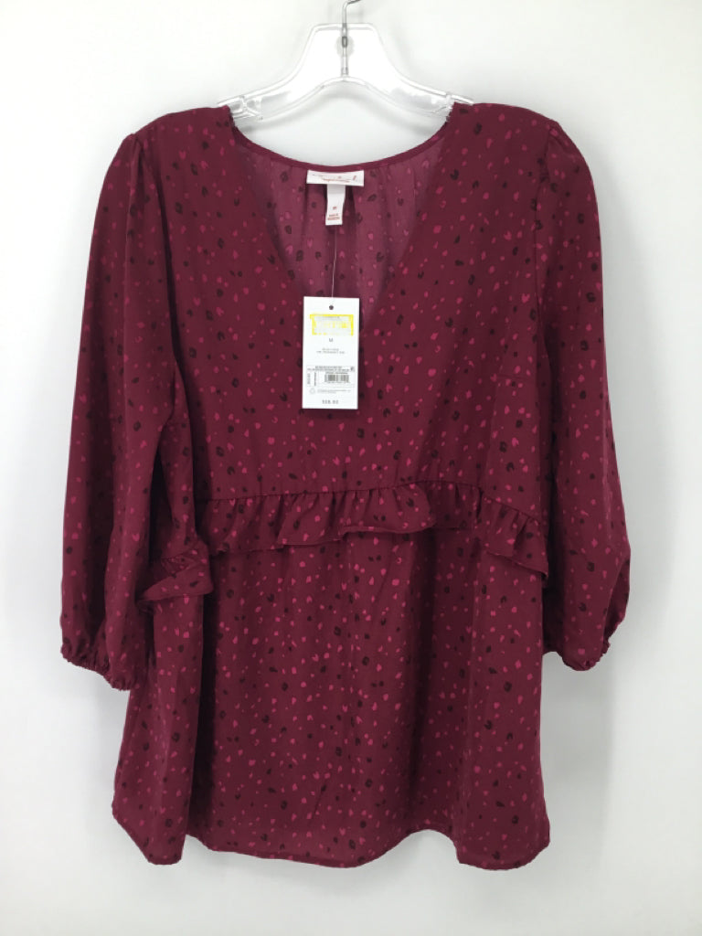 isabel Maternity Size M Poly Blend Top