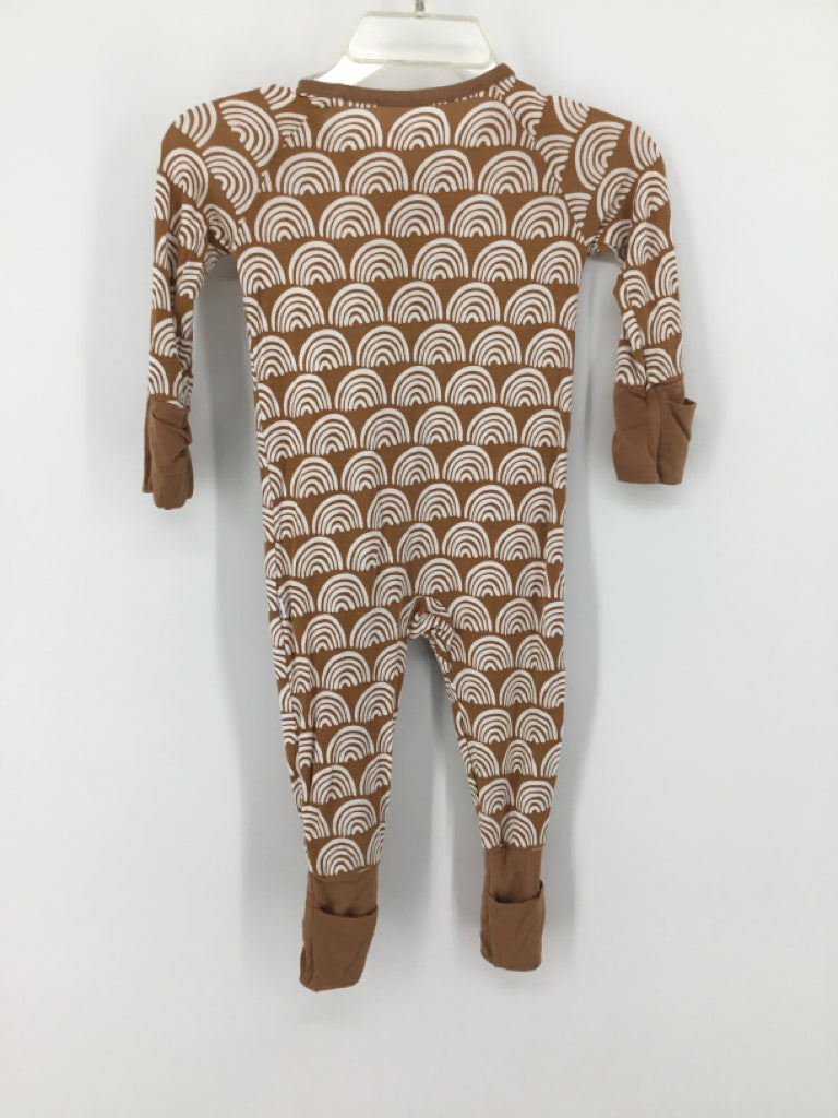 Little Sleepies Child Size 0-3 Months Tan Sleepers