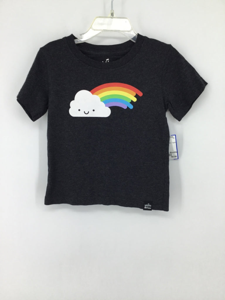 Whistle & Flute Child Size 12-24 Months Gray T-shirt - girls