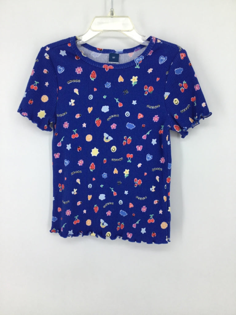 Old Navy Child Size 5 Blue T-shirt - girls