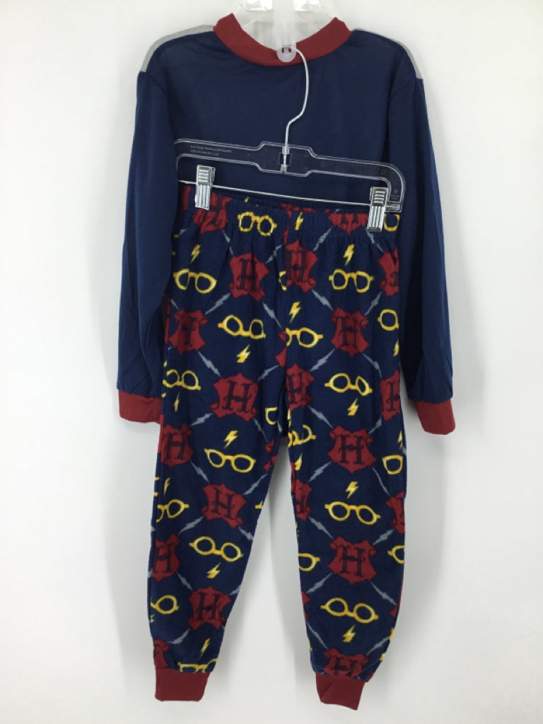 Harry Potter Child Size 5 Navy Character Pajamas - boys