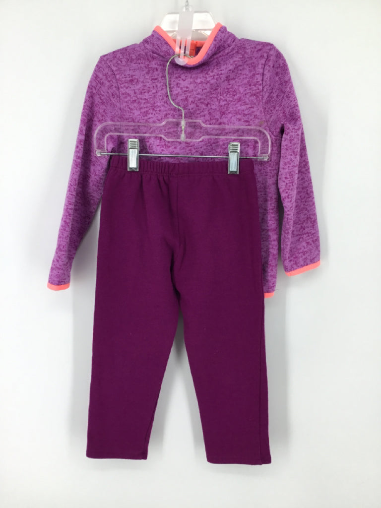 Nautica Child Size 4 Purple Outfit - girls