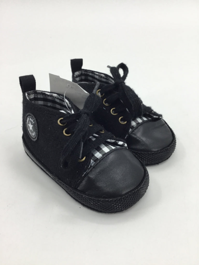 Baby Baby Child Size 4 Toddler Black Baby/Walker Shoes