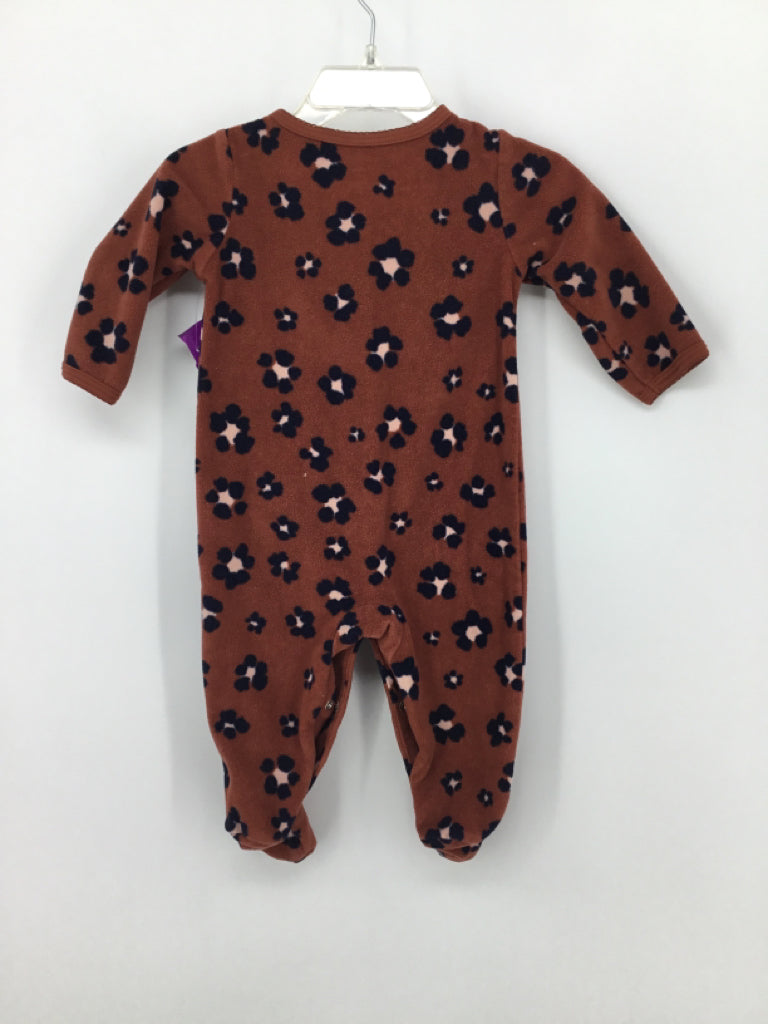 Carter's Child Size 6 Months Brown Sleepers