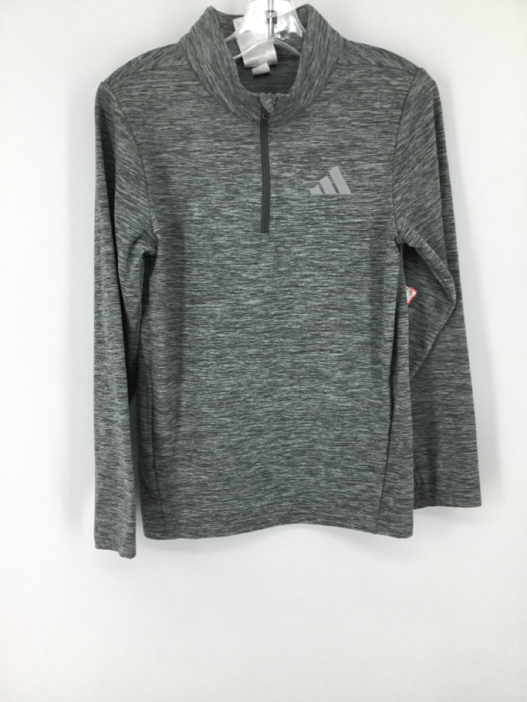 Adidas Child Size 8 Gray Marbled Shirt - boys