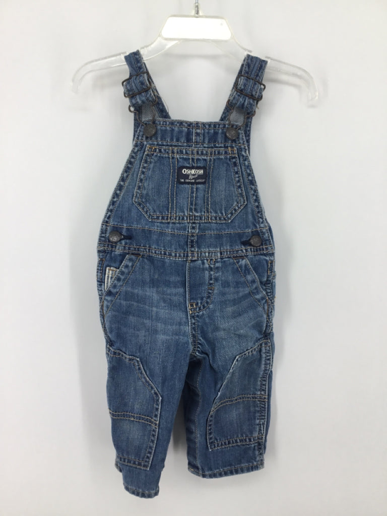 OshKosh B'gosh Child Size 6 Months Blue Solid Overalls - boys