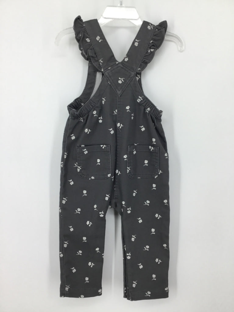 Cat & Jack Child Size 18 Months Gray Overalls - girls