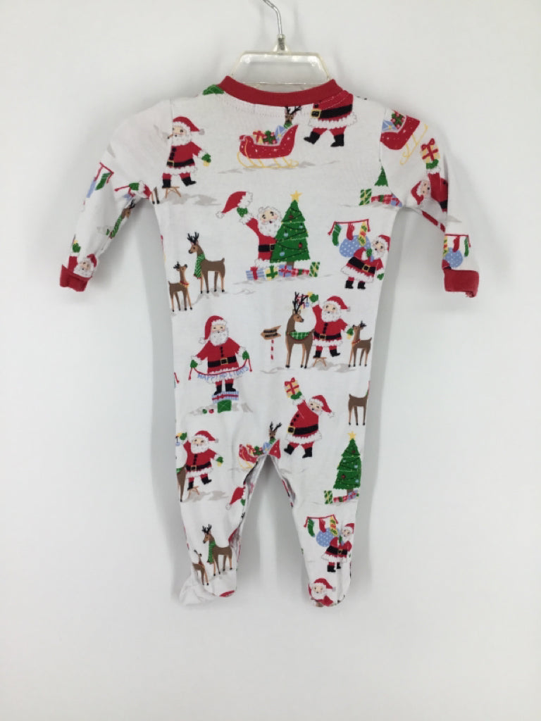 Pottery Barn Kids Child Size 3-6 Months White Christmas Sleeper
