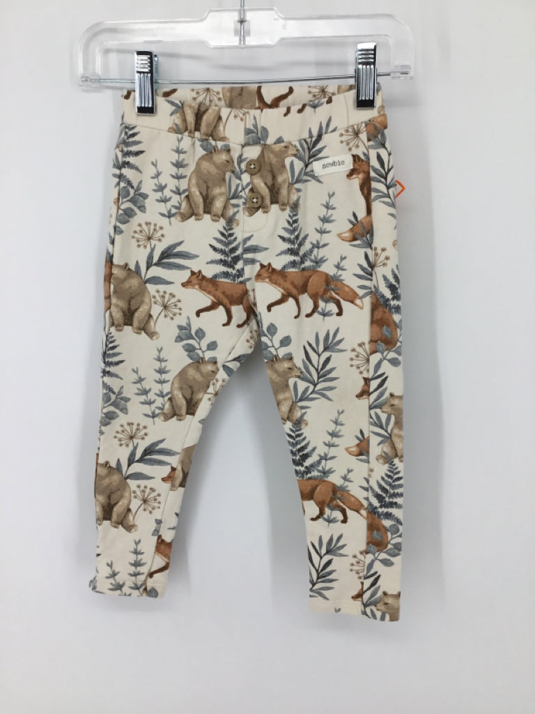 Newbie Child Size 6-12 Months Tan Print Pants - boys
