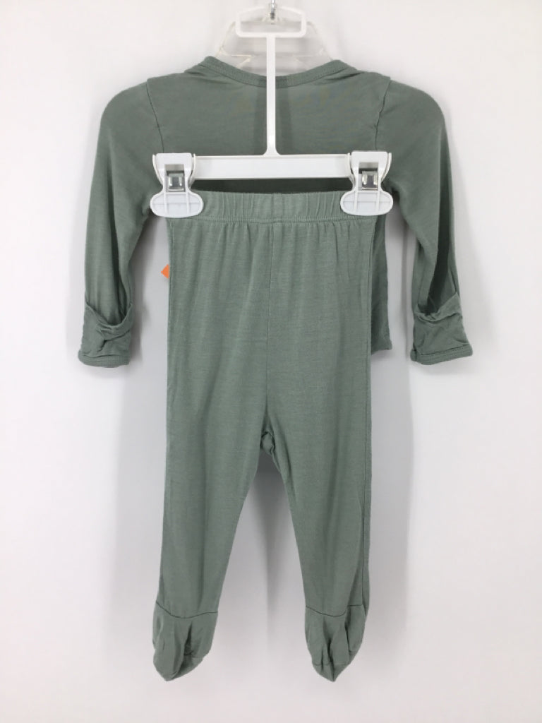 Solly Baby Child Size 0-3 Months Green Solid Outfit - boys