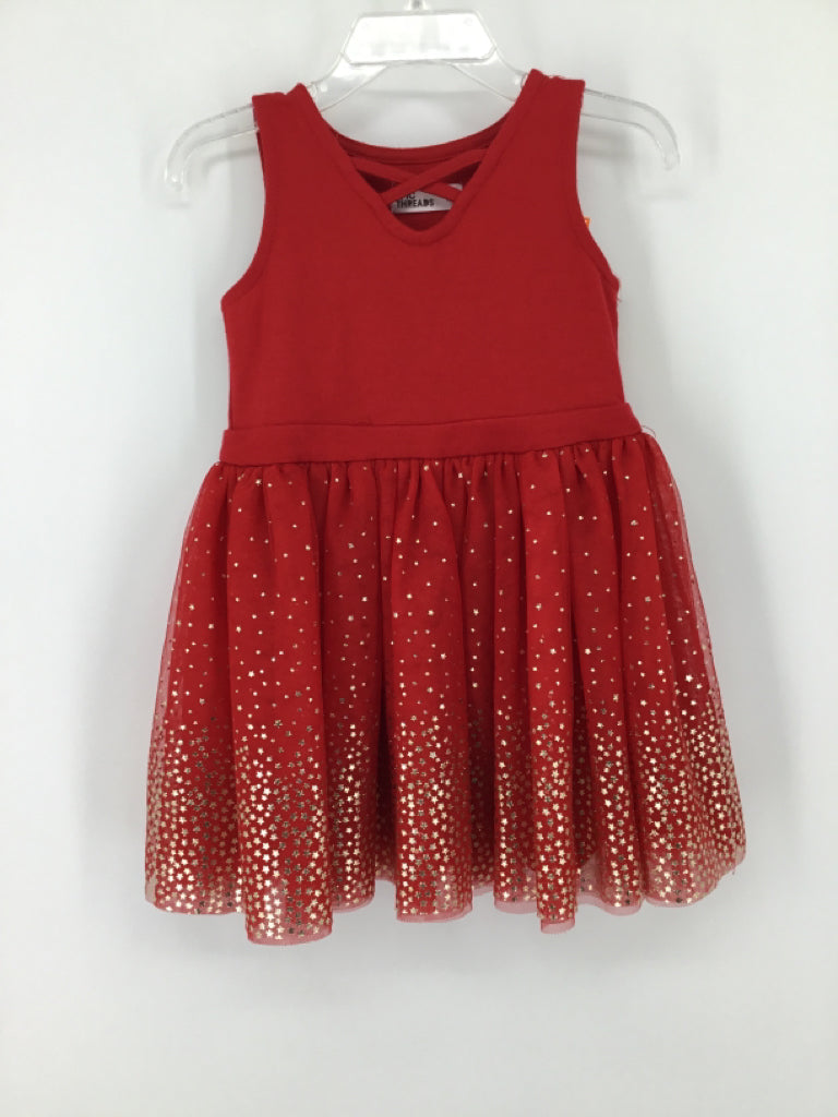 Epic Threads Child Size 3 Red Dress - girls