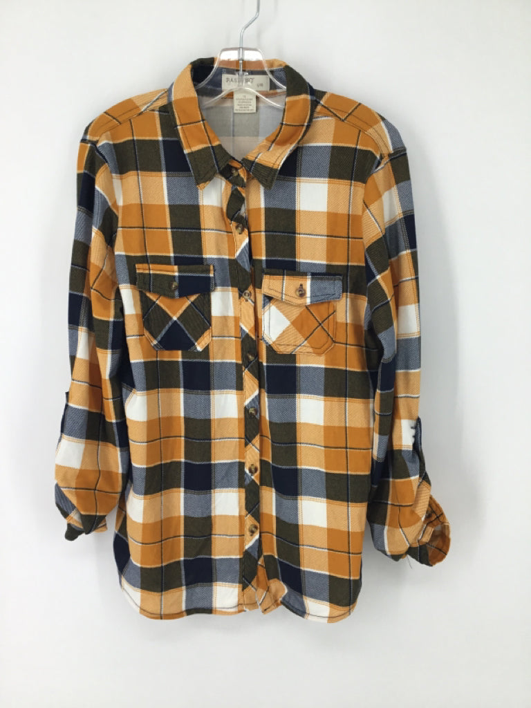 Passport Child Size 10 Yellow Shirt - girls