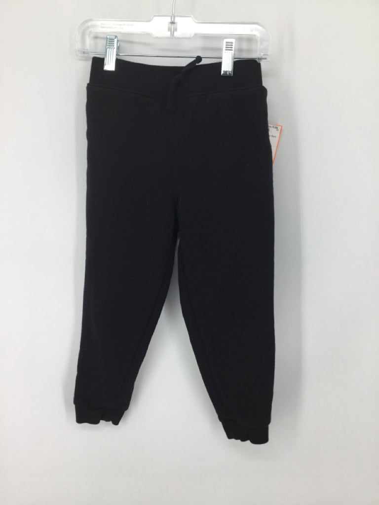 Childrens Place Child Size 4 Black Solid Sweatpants - boys