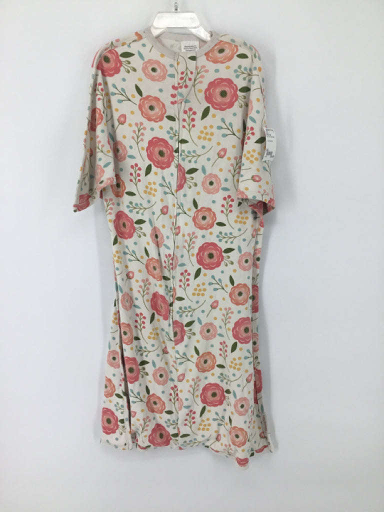 Sleeping Baby Child Size L Pink Print Swaddle