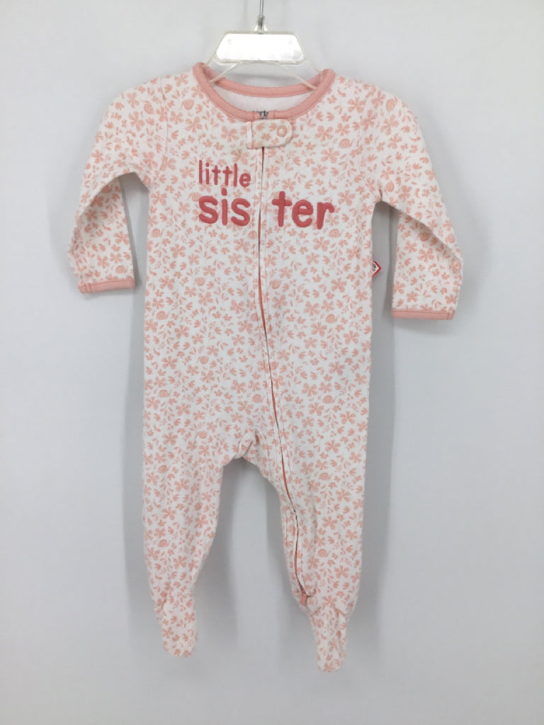 Child of Mine Child Size 6-9 Months Pink Sleepers