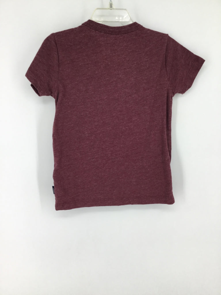 Crewcuts Child Size 2 Burgundy screen printed T-shirt - boys