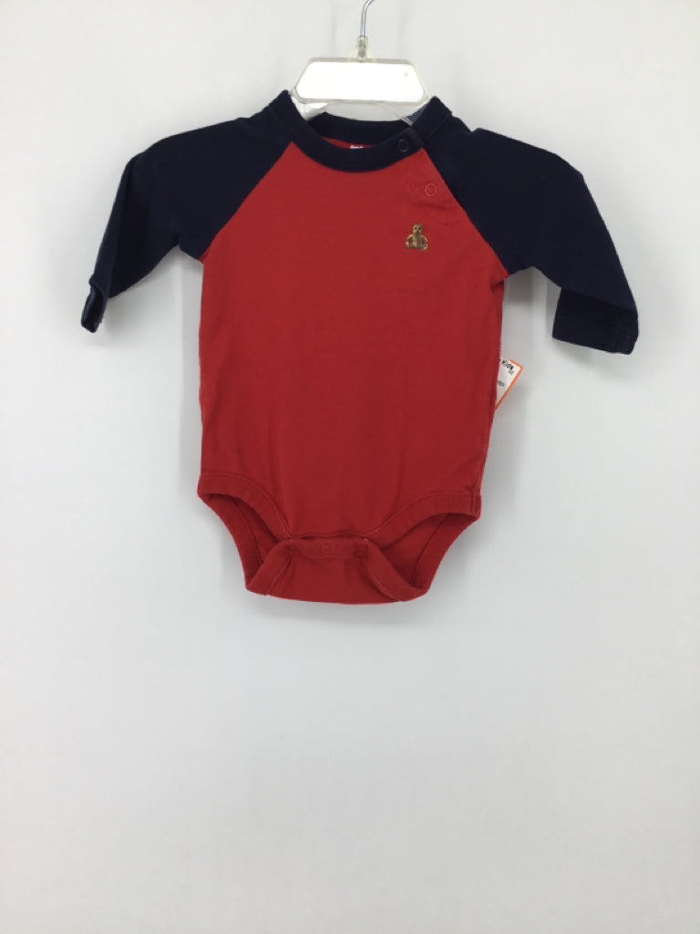 Baby Gap Child Size 0-3 Months Red Onesie