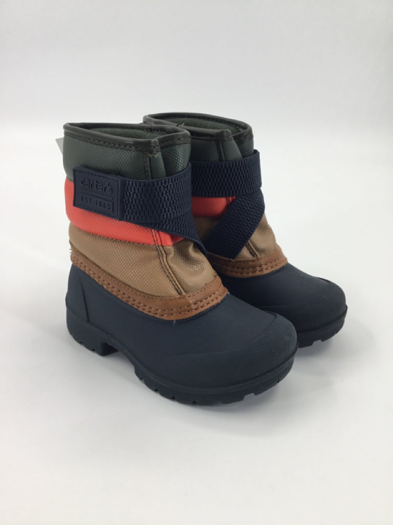 Carter's Child Size 8 Toddler Green Rain/Snow Boots