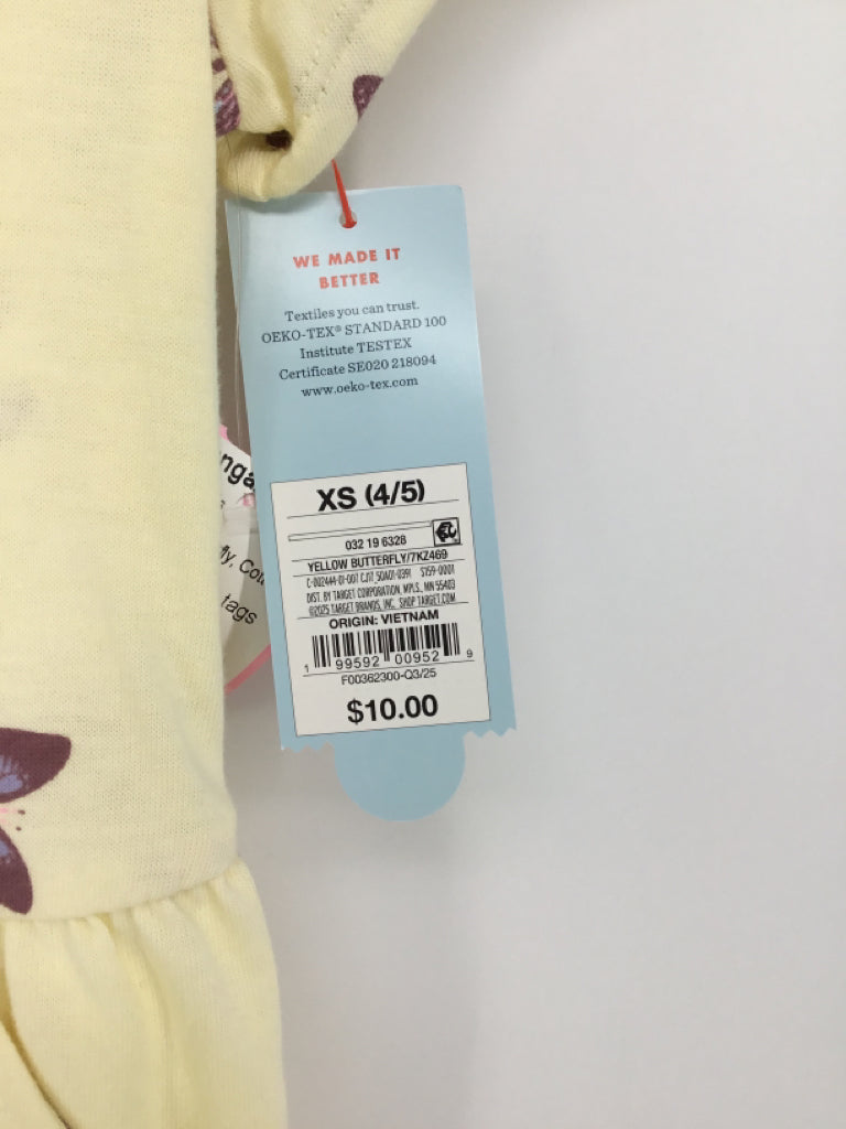 Cat & Jack Child Size 4 Yellow Dress - girls