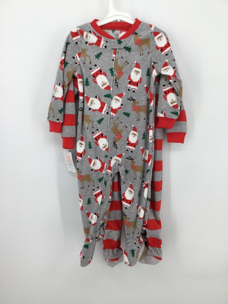 Just One You Made by Carters Child Size 2 Red Christmas Sleeper Set