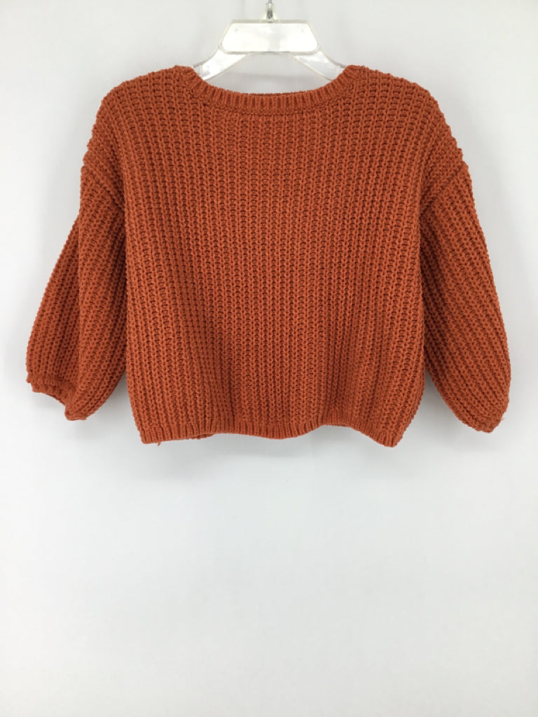 H & M Child Size 2 Orange Sweater - girls