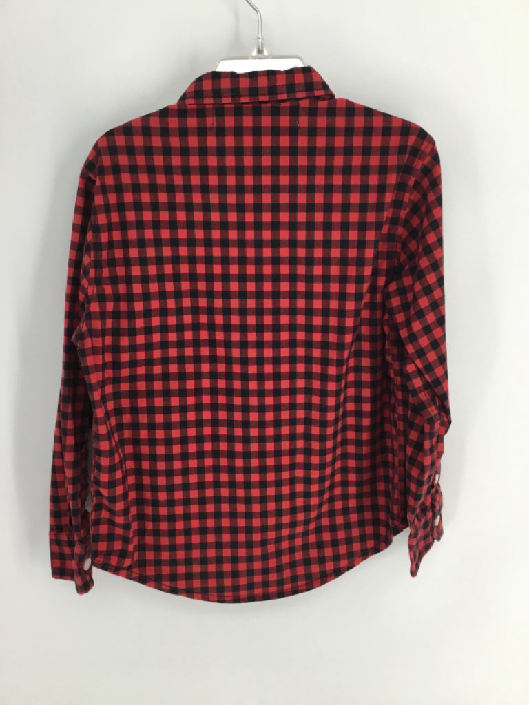 Old Navy Child Size 5 Red Christmas Shirt - boys