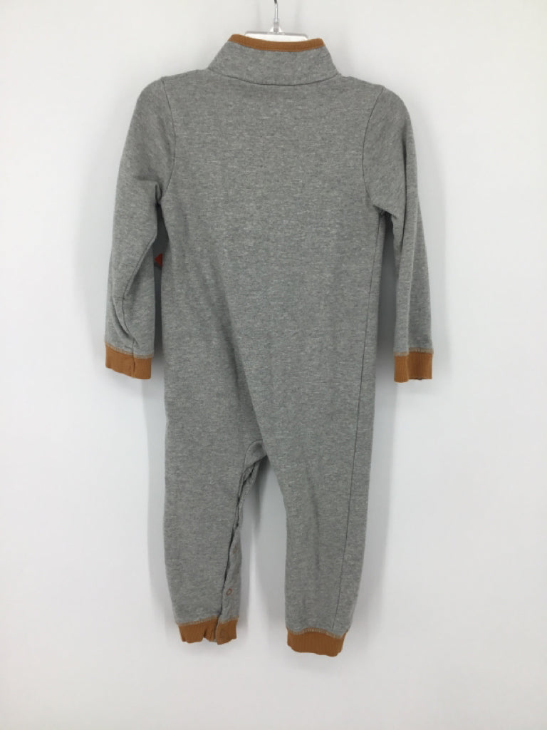 Burt's Bees Baby Child Size 24 Months Gray Solid Outfit - boys