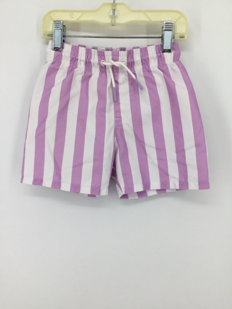 Cat & Jack Child Size 2 Purple Stripe Swimwear - boys