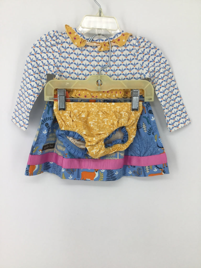 Matilda Jane Clothing Child Size 3-6 Months Multi-Color Dress - girls