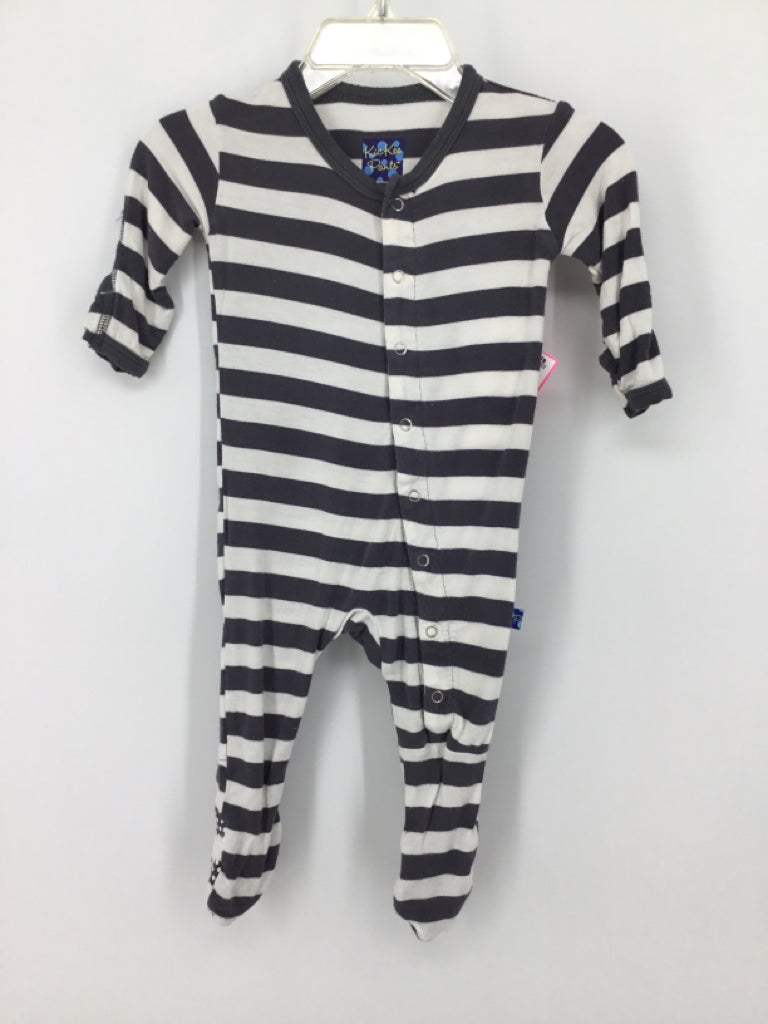 Kickee Pants Child Size 0-3 Months Gray Sleepers